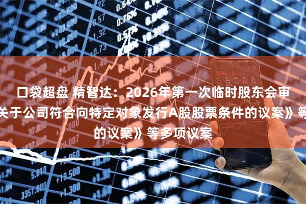 口袋超盘 精智达：2026年第一次临时股东会审议通过《关于公司符合向特定对象发行A股股票条件的议案》等多项议案